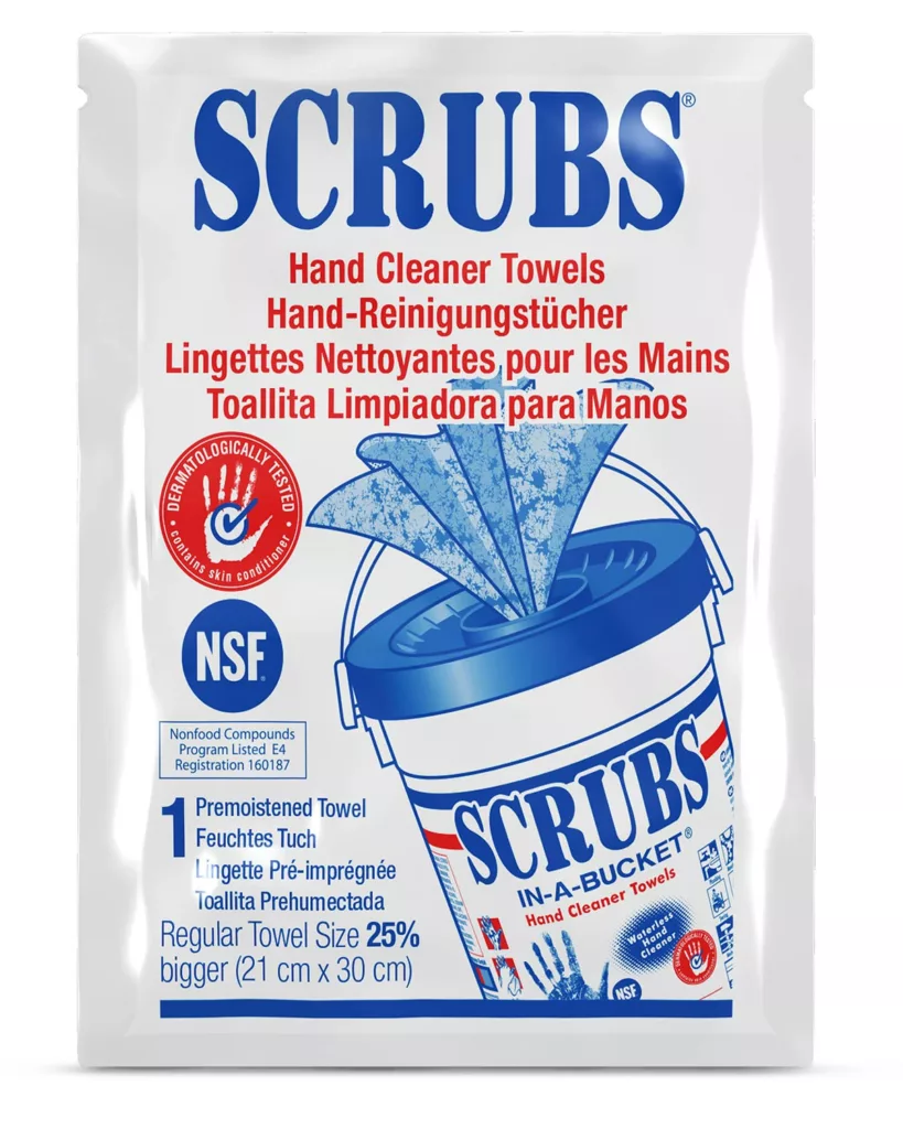 itw scrubs single sachet