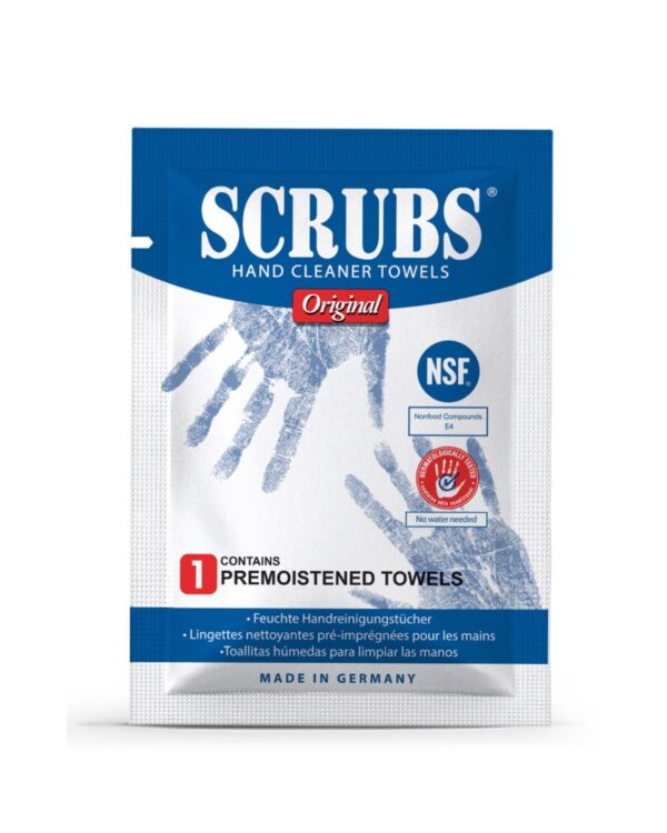 SCRUBS® Hand Cleaning Towels |  Single Sachet