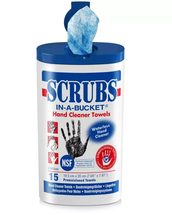 SCRUBS® Hand Cleaning Towels | 15 Wipes
